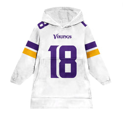 Minnesota Vikings Blanket Hoodie