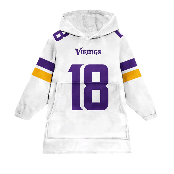 Minnesota Vikings Blanket Hoodie
