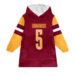 Washington Commanders Blanket Hoodie