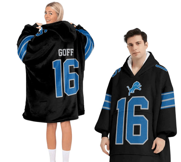 Detroit Lions Blanket Hoodie