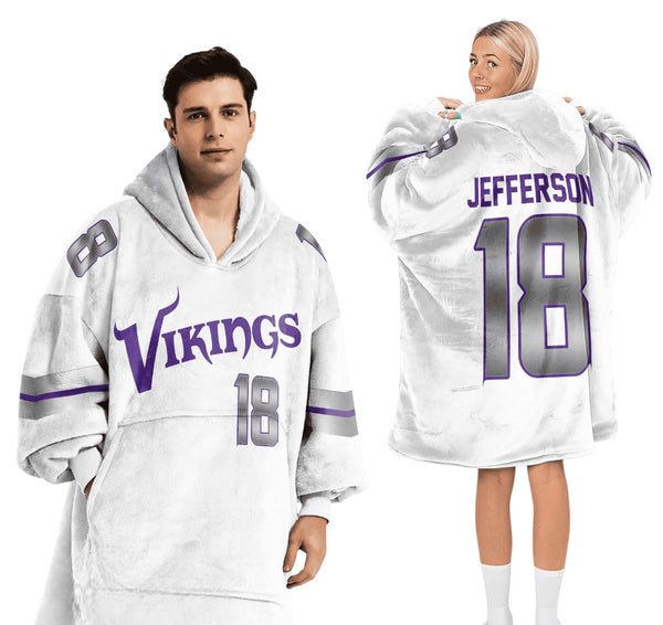 Minnesota Vikings Blanket Hoodie