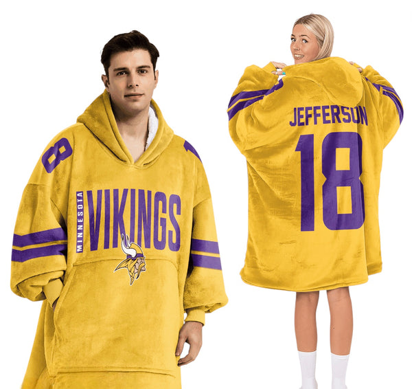 Minnesota Vikings Blanket Hoodie