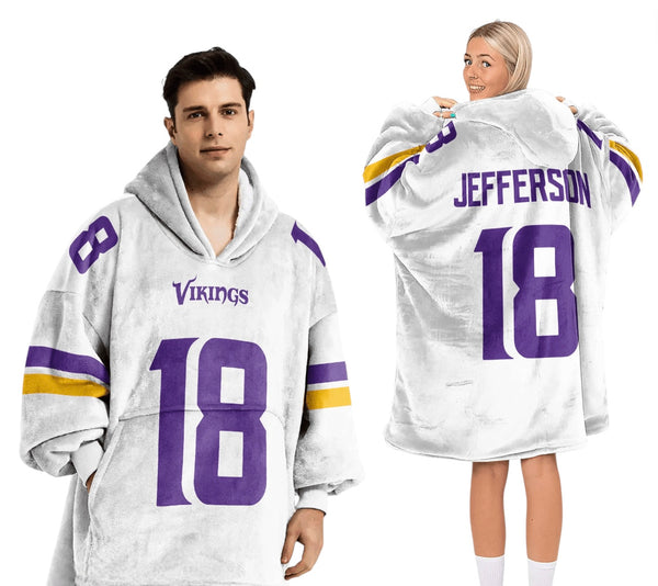 Minnesota Vikings Blanket Hoodie