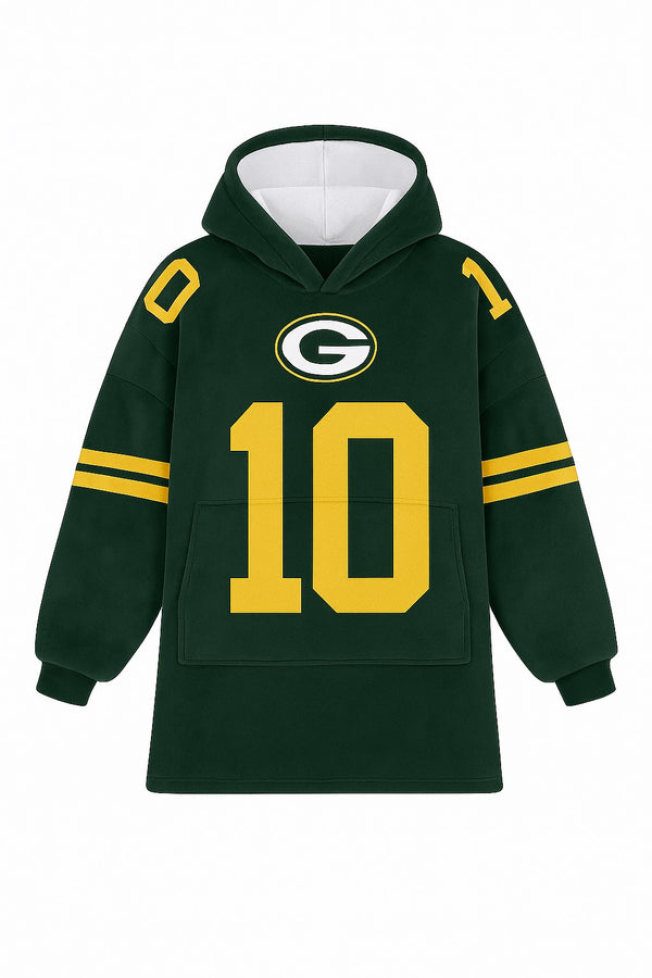 Green Bay Packers Blanket Hoodie