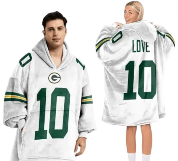 Green Bay Packers Blanket Hoodie