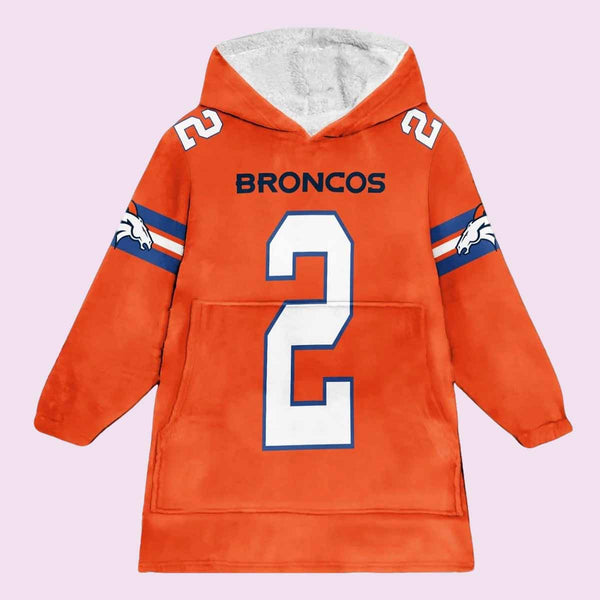 Denver Broncos Blanket Hoodie