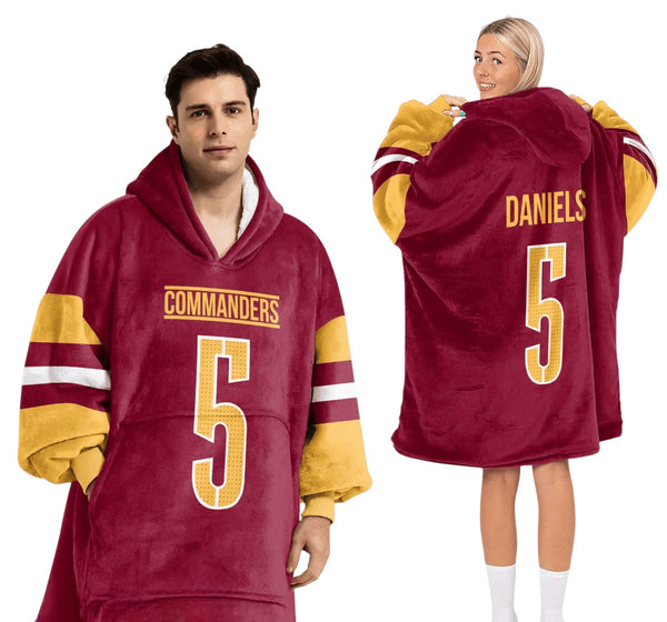 Washington Commanders Blanket Hoodie