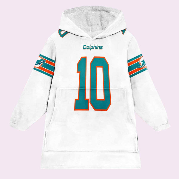 Miami Dolphins Blanket Hoodie