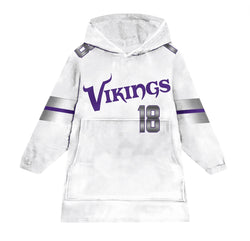 Minnesota Vikings Blanket Hoodie