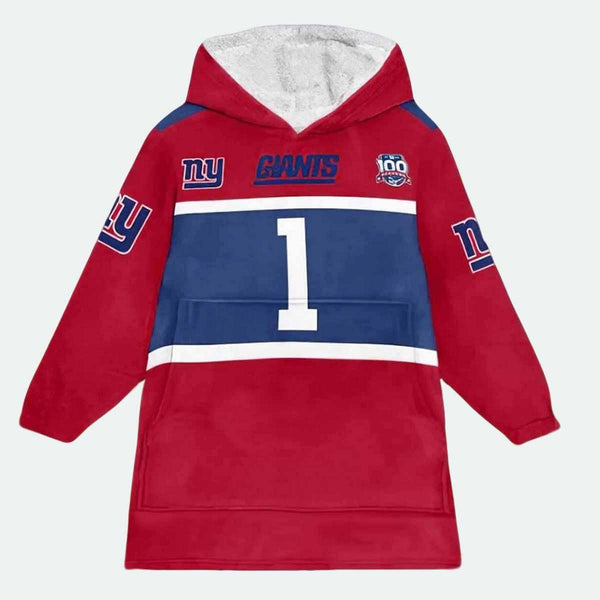 New York Giants Blanket Hoodie