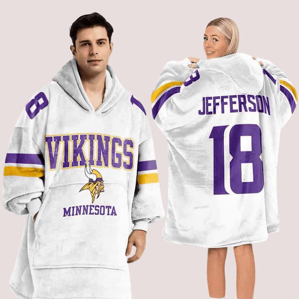 Minnesota Vikings Blanket Hoodie