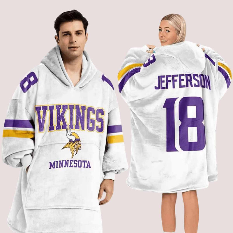 Minnesota Vikings Blanket Hoodie