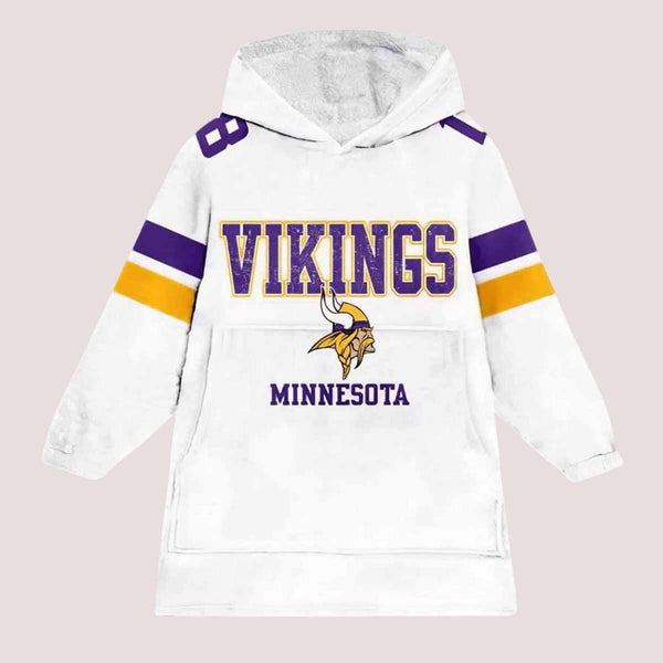 Minnesota Vikings Blanket Hoodie