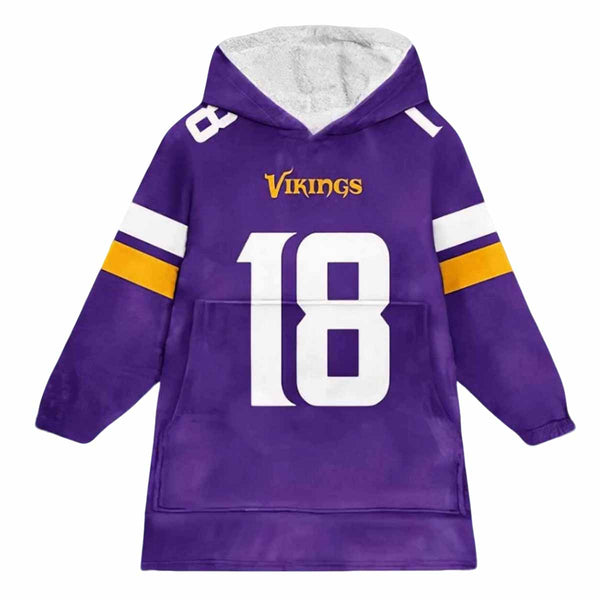 Minnesota Vikings Blanket Hoodie