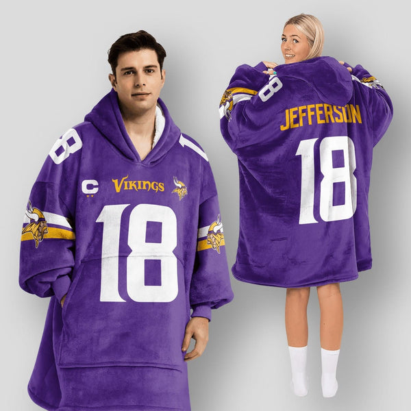 Minnesota Vikings Blanket Hoodie