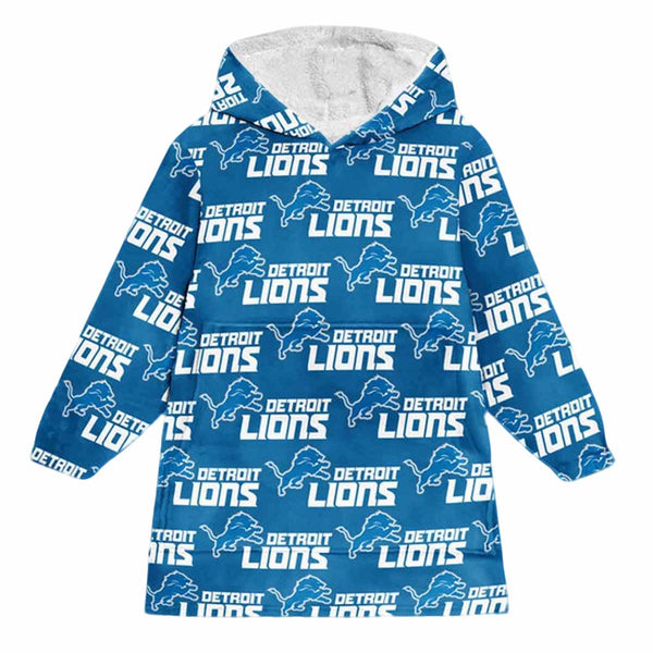 Detroit Lions Blanket Hoodie