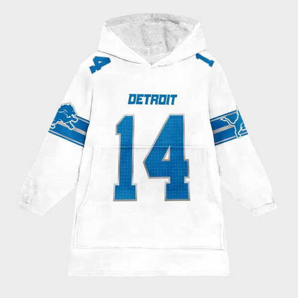 Detroit Lions Blanket Hoodie