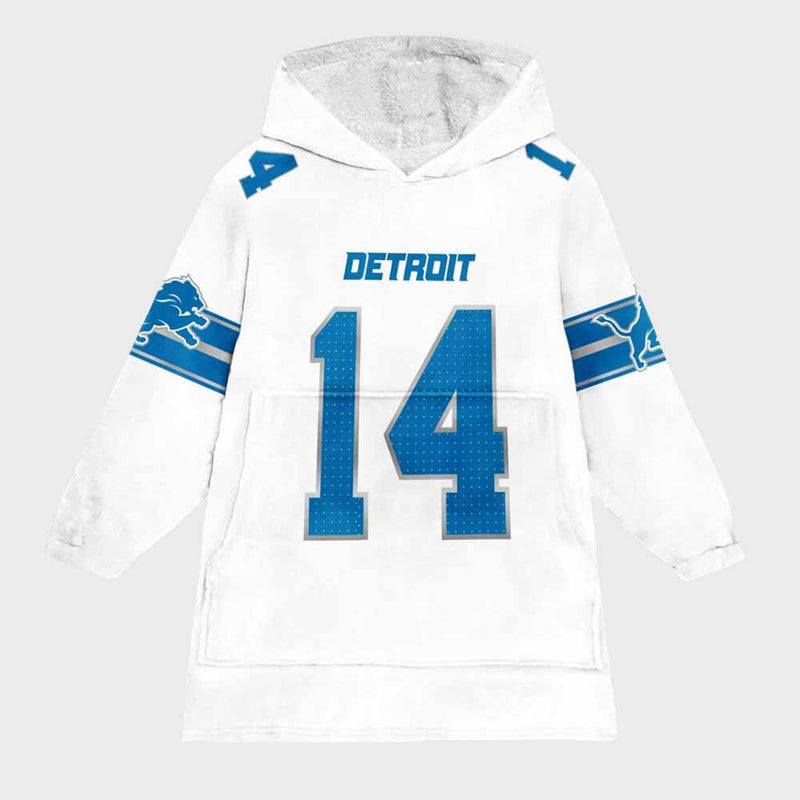 Detroit Lions Blanket Hoodie