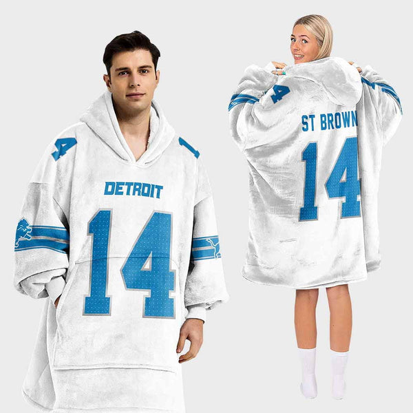Detroit Lions Blanket Hoodie