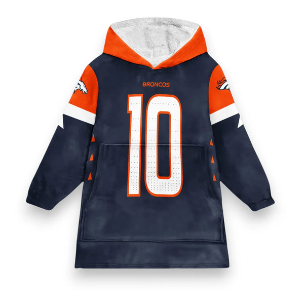 Denver Broncos Blanket Hoodie