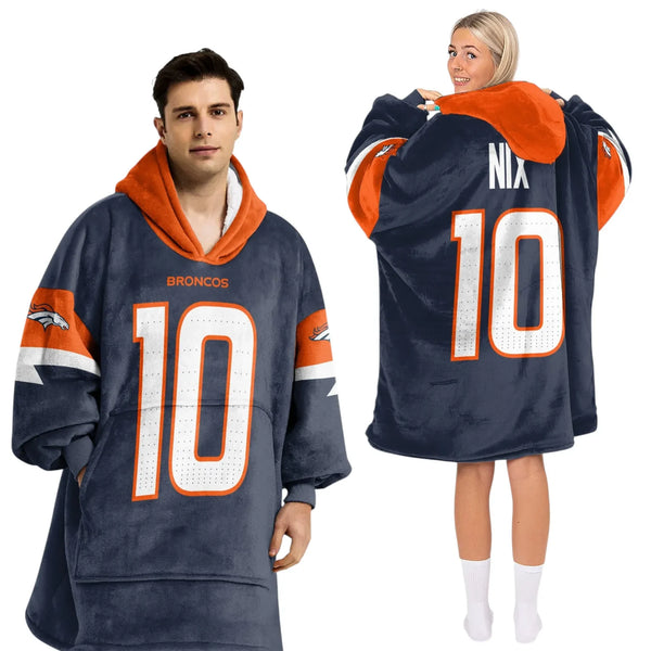 Denver Broncos Blanket Hoodie