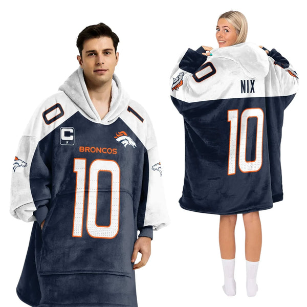 Denver Broncos Blanket Hoodie